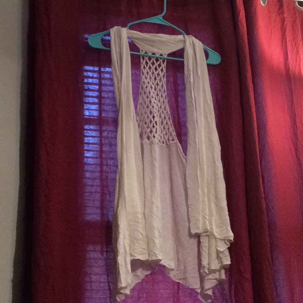 Charlotte Russe White Cardigan